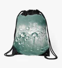 Dewdrops on Dandelion - 10 Drawstring Bag