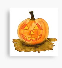 Jack-O-Lantern Canvas Print