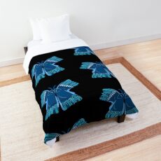 Scuba Fin Water Wings Butterfly Comforter