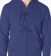 Pants Zipped Hoodie