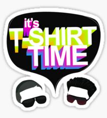 t-shirt time Sticker