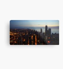 Chicago Highrise Sunrise Metal Print