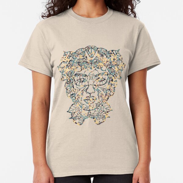 Mother Earth Camo Blue/Cream Classic T-Shirt