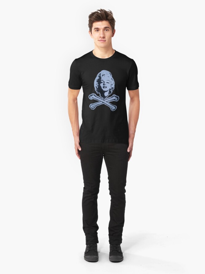 Alternate view of "R.I.P. Marilyn" Clothing Slim Fit T-Shirt