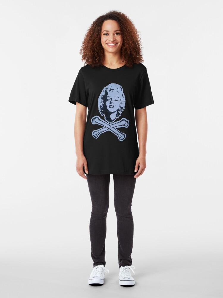 Alternate view of "R.I.P. Marilyn" Clothing Slim Fit T-Shirt