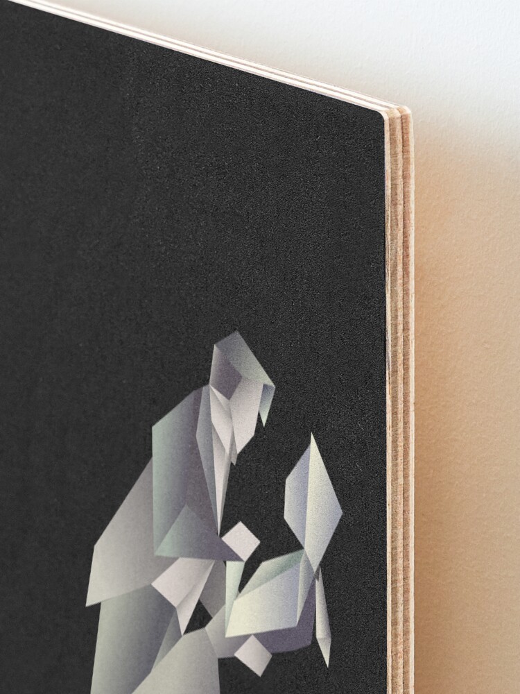 Alternate view of Origami Flamingo Dancers Mounted Print