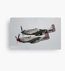 North American P-51 Mustangs Canvas Print