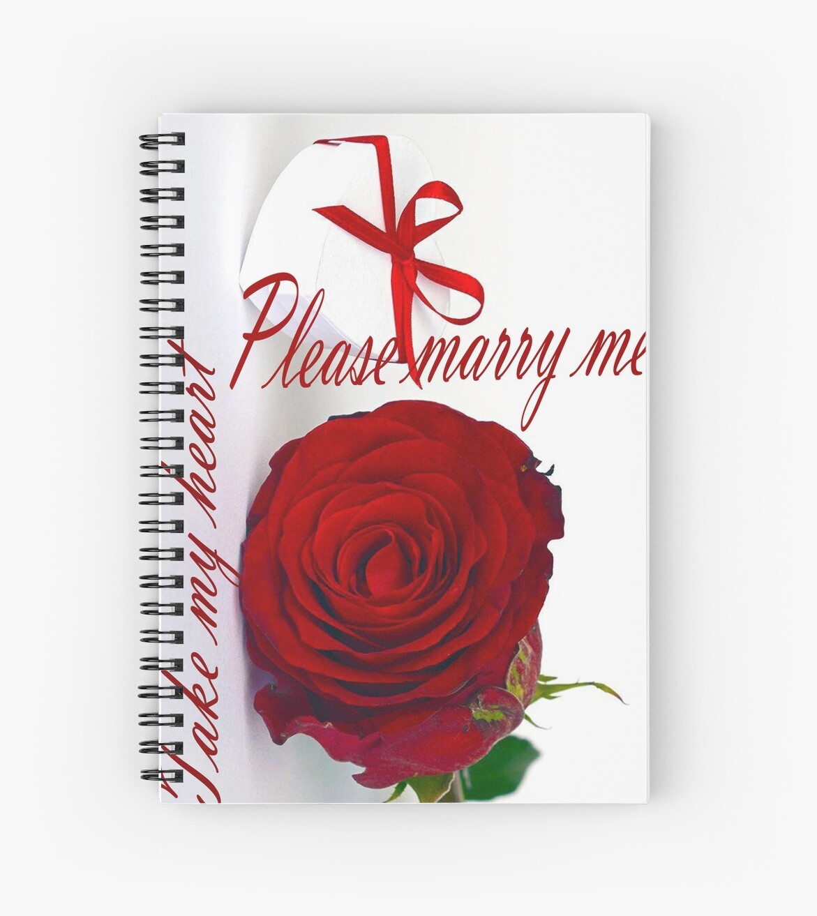 Please Marry Me Spiral Notebook By Soh33 Redbubble