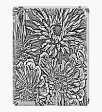 Flowers #8 In Black & White iPad Case/Skin
