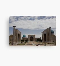 Registan Square view Canvas Print