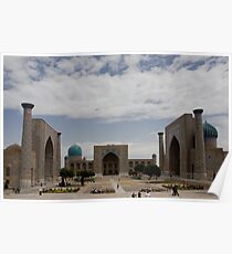 Registan Square view Poster