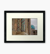 Registan columns Framed Print