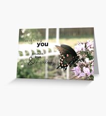 Peace, Love & Healing Greeting Card