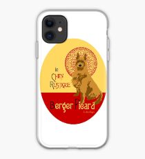 Fawn Berger Picard, Le Chien Rustique oval iPhone Case