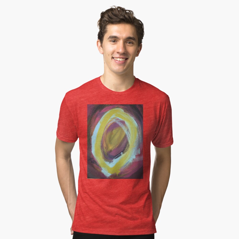 On a Merry go Round Tri-blend T-Shirt