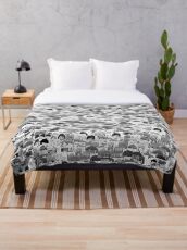 AHOGE Throw Blanket
