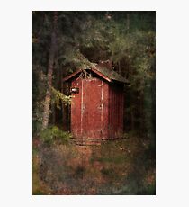 Mead Creek Outhouse Photographic Print