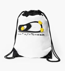 LINUX TUX THE PENGUIN Drawstring Bag