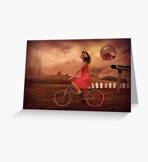 Traveling To Fairy Land Greeting Card