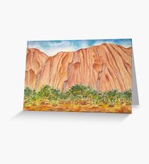 Waterfalls on Ayres Rock Greeting Card