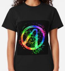 Rainbow Splash Vault Hunter Symbol Classic T-Shirt