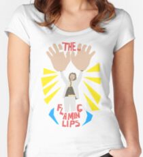 The flaming lips - big hands Women's Fitted Scoop T-Shirt