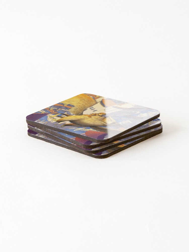 Alternate view of The spiral city Coasters (Set of 4)