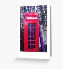 teleport Greeting Card