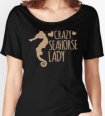 Crazy Seahorse Lady Women's Relaxed Fit T-Shirt