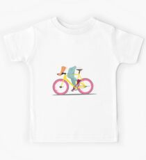 fixie bicycle Kids Tee