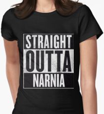Straight Outta Narnia Women's Fitted T-Shirt
