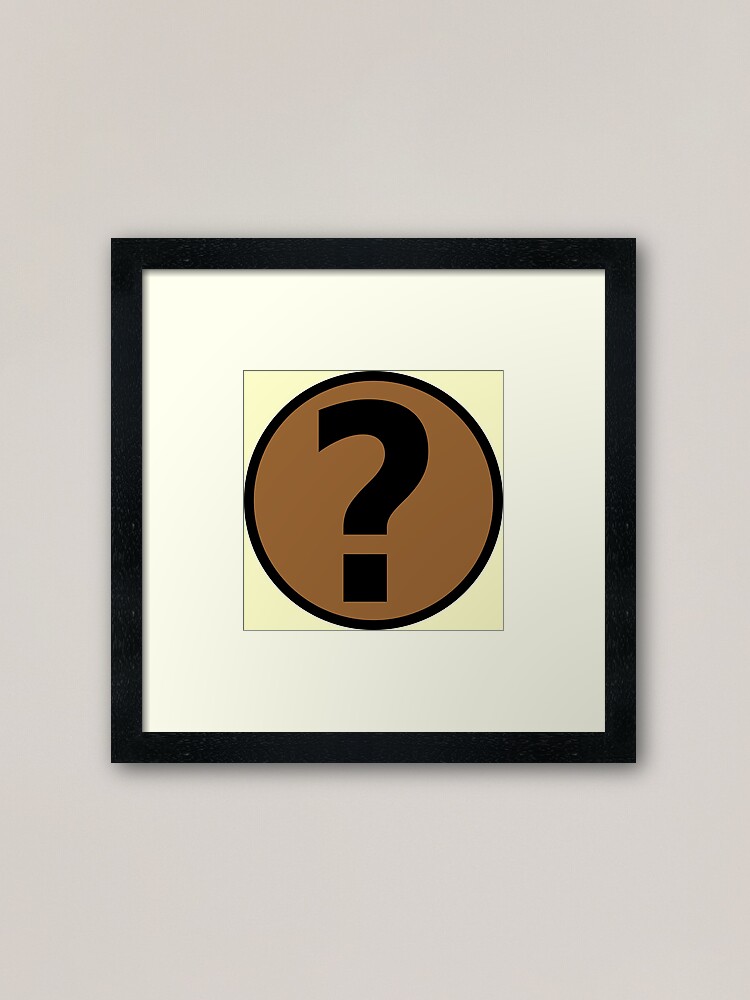 Alternate view of PodQuiz Yellow Framed Art Print