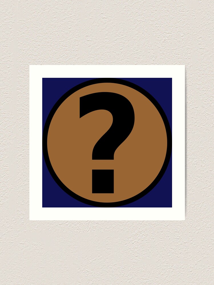Alternate view of PodQuiz Blue Art Print