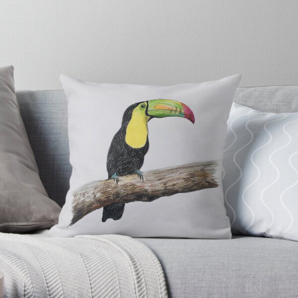 Toucan Throw Pillow
