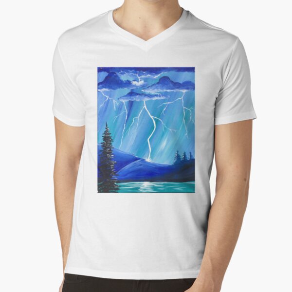 Lightning Storm V-Neck T-Shirt