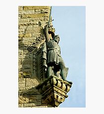 William Wallace statue at the Wallace Monument Stirling Scotland Photographic Print