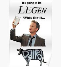 Barney Legendary Dairy Poster