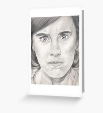 I'm NOT angry!!! Greeting Card