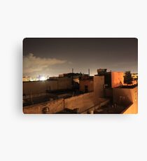 San Juan, Puerto Rico at Night Canvas Print