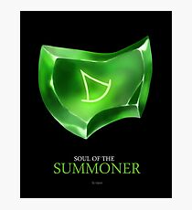 Soul of the Summoner -black Photographic Print