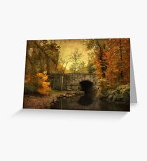 Bridge to Autumn Greeting Card