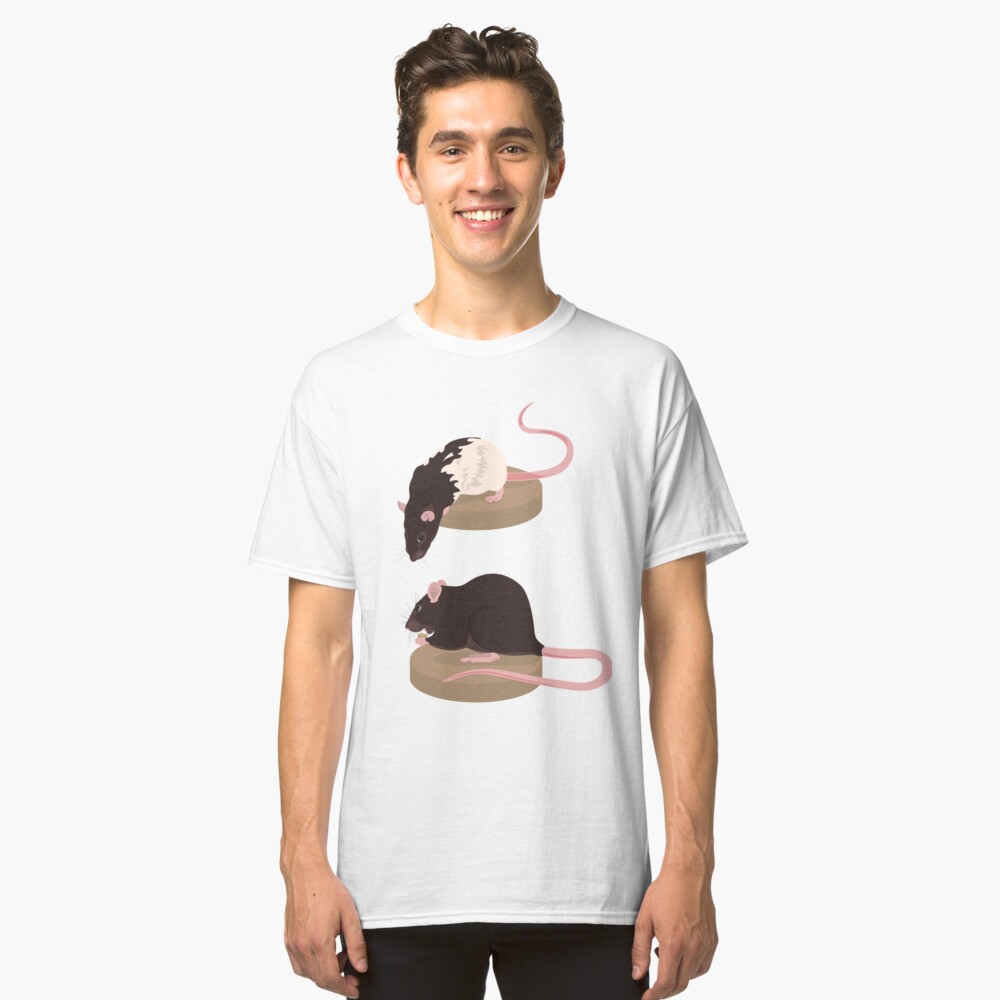 Curious Rat and Brown Rat Classic T-Shirt