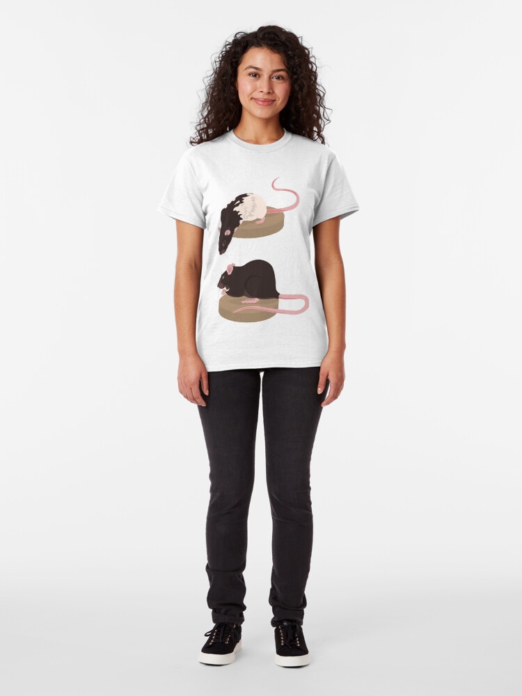 Alternate view of Curious Rat and Brown Rat Classic T-Shirt