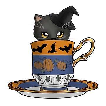 Black Cat Tea Pot