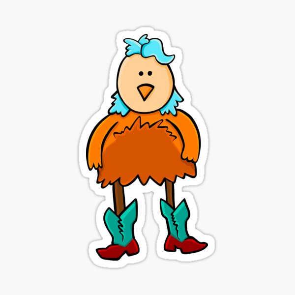 Wanda Hen - One Cool Chick Sticker