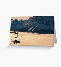 Coming in out of the Cloud Greeting Card