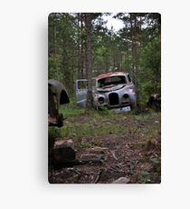 Rusty old car Canvas Print
