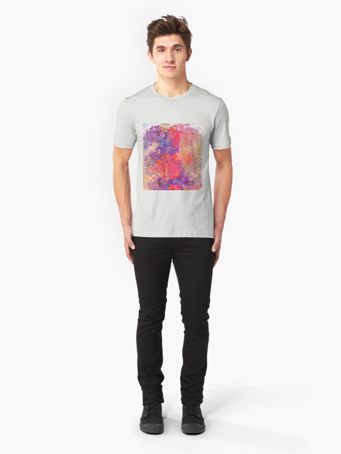 Alternative Ansicht von florale Komposition Slim Fit T-Shirt