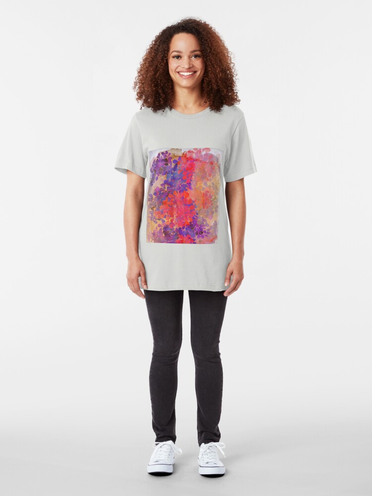 Alternative Ansicht von florale Komposition Slim Fit T-Shirt