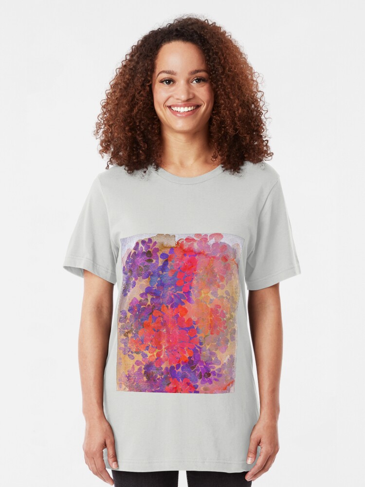 Alternative Ansicht von florale Komposition Slim Fit T-Shirt